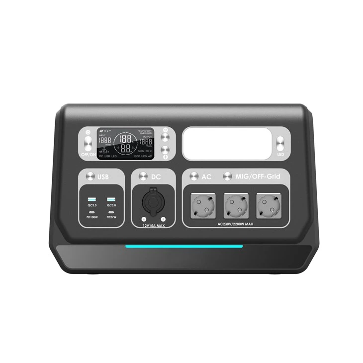 2048WH 2200W Portable On Grid Power Supply